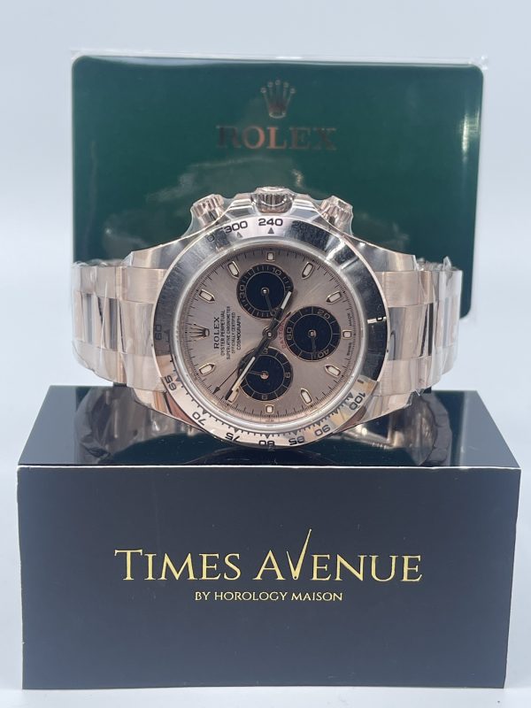 Brand New 2022 Rolex Daytona Solid Rose Gold 116505 NEW RELEASE “Sundust Dial”