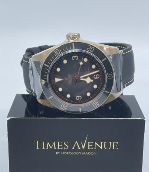 Like New 2022 Tudor Black Bay Bronze 43 79250BA 79250 Leather