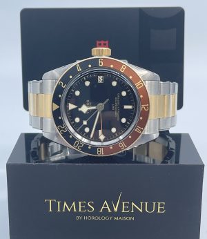 Brand New 2022 Tudor Two-Tone Yellow Gold Black Bay GMT M79833MN 79833MN Bracelet
