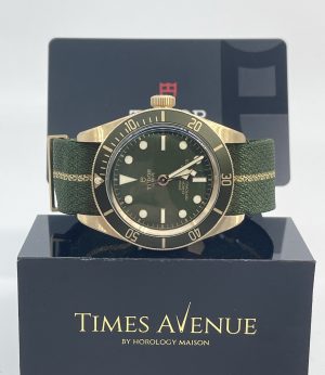 Brand New 2022 Tudor BLACK BAY FIFTY-EIGHT 18K M79018V 79018V Leather/Fabric Strap