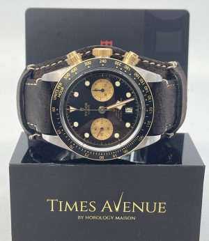 Brand New Tudor 41mm Black Bay Chrono S&G 79363N Leather Strap “Black”