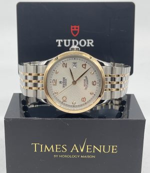 Brand New Tudor 36mm 1926 M91451 Two-Tone Rose Gold “White Embossed Diamonds”