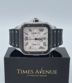 Preowned 2022 May Santos De Cartier Chronograph Watch WSSA0017