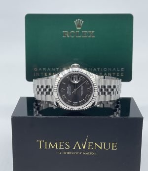 Brand New 2023 Jan Rolex Datejust 28 Stainless Steel Jubilee Fluted Bezel 279174 “Dark Grey Roman”