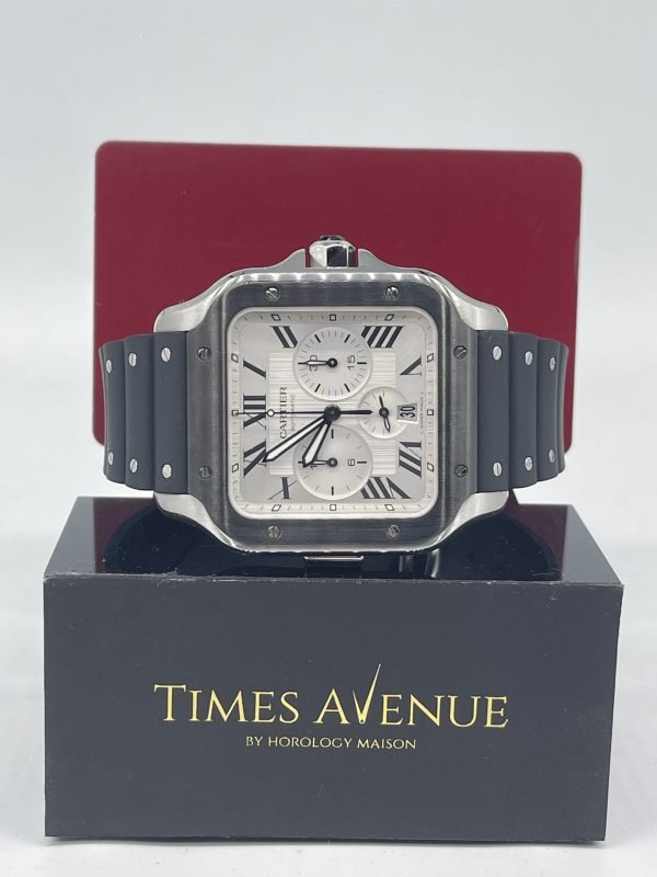 Preowned 2022 May Santos De Cartier Chronograph Watch WSSA0017