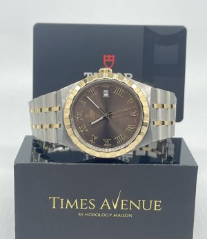 Brand New 2025 Feb Tudor Royal Two-Tone Yellow Gold 28503 “Chocolate”