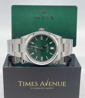 Brand New 2023 Jun Stickered Rolex Oyster Perpetual 36 Stainless Steel 126000 “Green”