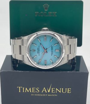 Brand New 2023 Sep Rolex Oyster Perpetual 36 Stainless Steel 126000 “Tiffany Blue” (with White Tag)