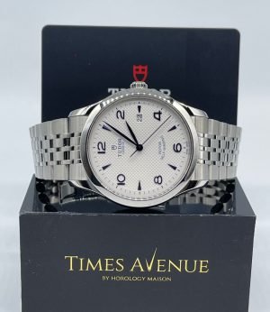 Brand New 2025 Feb Tudor 39mm 1926 M91550 Stainless Steel “Opaline Embossed with Blue Markers”