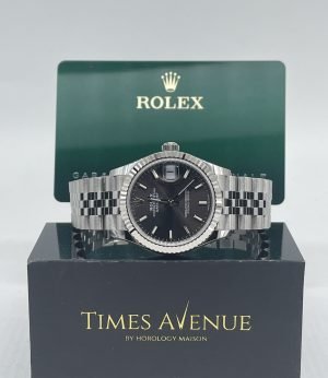 Brand New 2023 Nov Rolex Datejust 31 Stainless Steel Jubilee Fluted Bezel 278274 “Dark Grey”