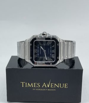 Brand New 2023 Nov Santos de Cartier Medium Model WSSA0063 “Blue”