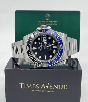 Brand New 2024 Feb Rolex GMT Master 2 Stainless Steel 126710BLNR Oyster “Batman”