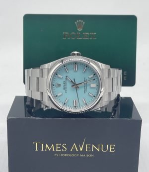 Brand New 2023 Dec Rolex Oyster Perpetual 36 Stainless Steel 126000 “Tiffany Blue”