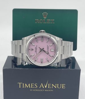 Brand New 2023 Dec Rolex Oyster Perpetual 36 Stainless Steel 126000 “Pink”