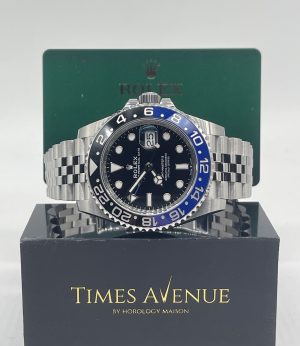 Brand New 2024 Feb Rolex GMT Master 2 Stainless Steel 126710BLNR Jubilee “Batgirl”