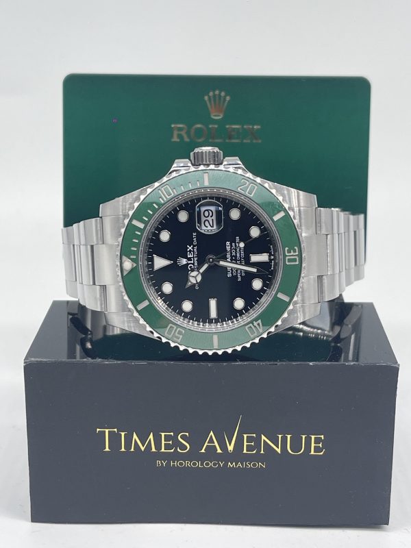Preowned 2021 Jul Rolex Submariner Date 41mm Stainless Steel 126610LV MK 1 “Starbucks”