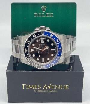 Mint 2022 Dec Rolex GMT Master 2 Stainless Steel 126710BLNR  Oyster “Batman”