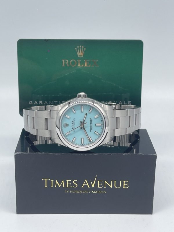 Rolex Oyster Perpetual 31 Stainless Steel 277200 Tiffany Blue Turquoise