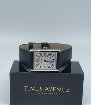 Brand New 2024 Jun Cartier Tank Must Watch Large WSTA0041 Leather