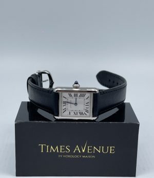 Brand New 2024 Jul Cartier Tank Must Watch Small WSTA0060 Solarbeat Leather