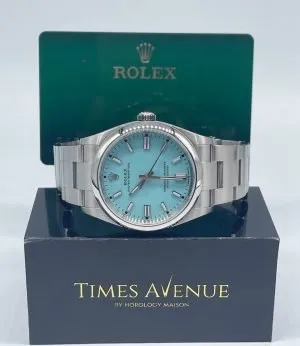 Brand New 2024 Sep Rolex Oyster Perpetual 36 Stainless Steel 126000 “Tiffany Blue”
