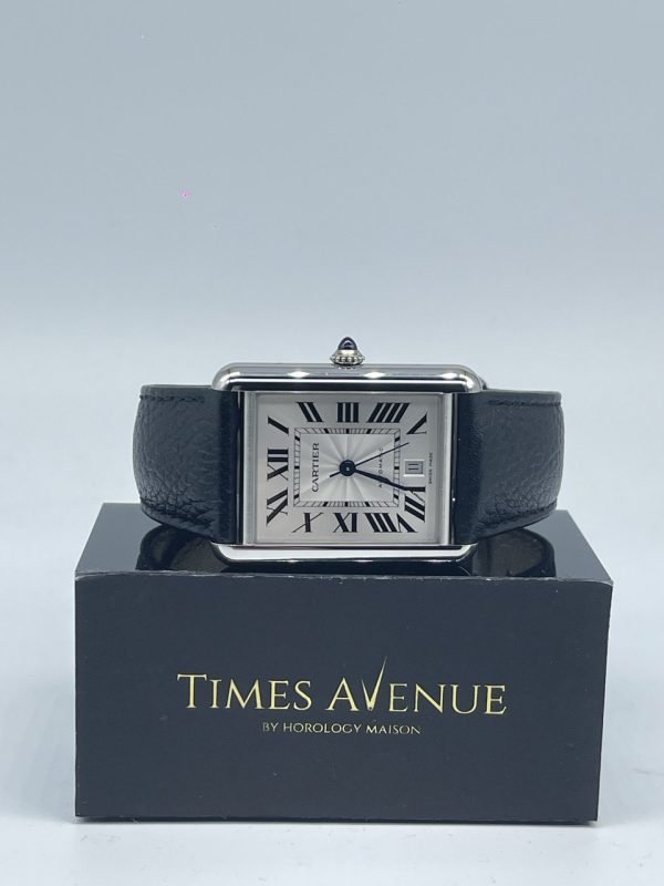 Preowned Cartier Tank Must Watch Extra Large WSTA0040 Leather Singapore