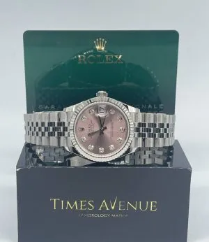 New Rolex Datejust 31 278274 “Pink 10PT Diamond”