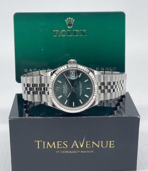 Brand New 2025 Jan Rolex Datejust 31 Stainless Steel Jubilee Fluted Bezel 278274 “Mint Green”
