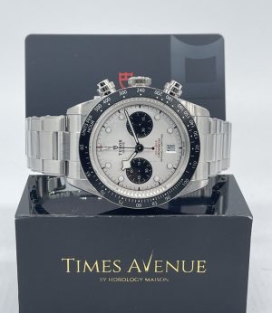 Preowned 2023 May Tudor 41mm Black Bay Chrono 79360N Bracelet “White”