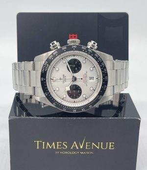Preowned 2022 May Tudor 41mm Black Bay Chrono 79360N Bracelet “White”