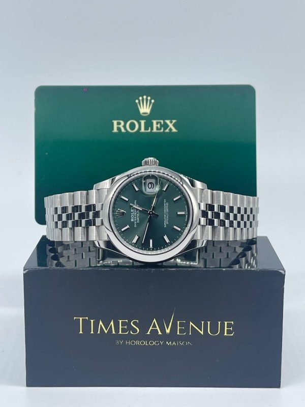 Rolex Datejust 31 Stainless Steel Jubilee Smooth Bezel 278240 MInt Green” Singapore Pre