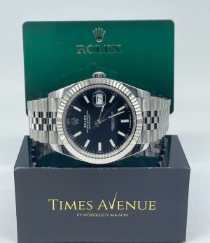 Brand New 2025 Apr Rolex Datejust 36 Stainless Steel Jubilee Fluted Bezel 126234 “Black”