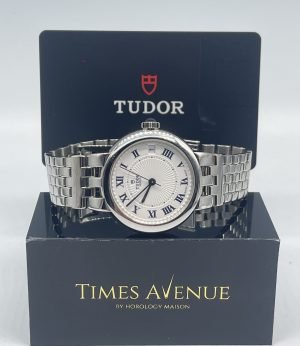New Tudor CLAIR DE ROSE 34mm 35800 Opaline/White”