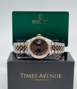 Preowned Datejust 28 279171 “Chocolate Roman” Jubilee