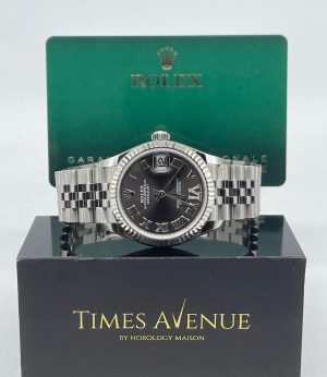 New Rolex Datejust 31 278274 “Dark Grey Roman Diamond VI”