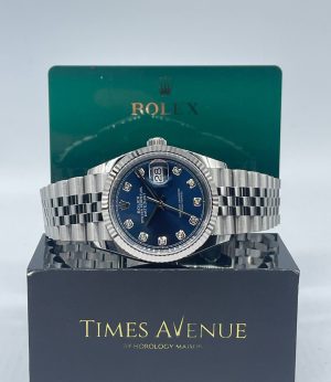 New Rolex Datejust 36 126234 “Blue Diamond”