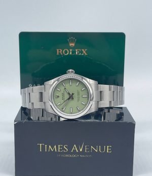 New Rolex Oyster Perpetual 31 Stainless Steel 277200 “Pistachio”