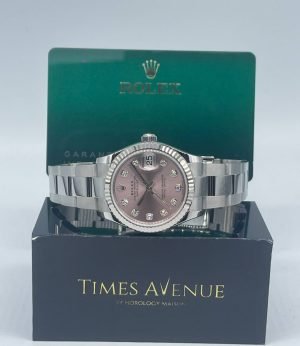 New Rolex Datejust 31 278274 ” Pink 10PT Diamonds”