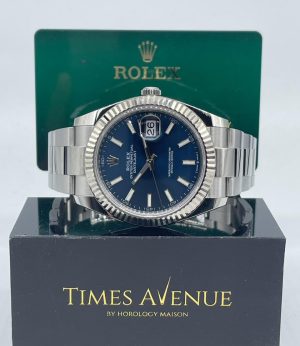 Preowned Rolex Datejust 41 Oyster 126334 “Blue”