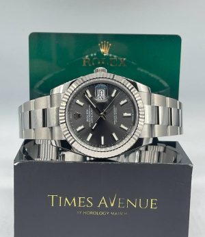 New Rolex Datejust 41 Oyster 126334 “Slate/Grey”